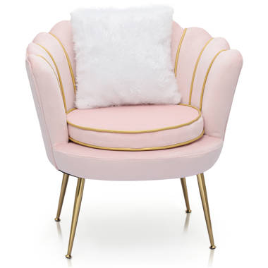 Pink velvet makeup discount chair